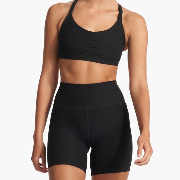 Vuori WT | Elevation Ruched Bra | Midnight Heather | Size M - Picture 6 of 8